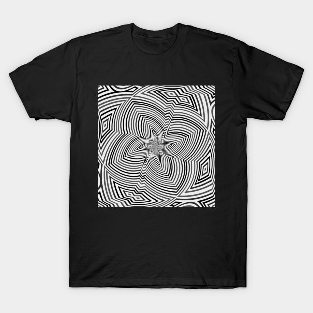 New Dimensions Optical Illusion T-Shirt by ImaginativeDesigns